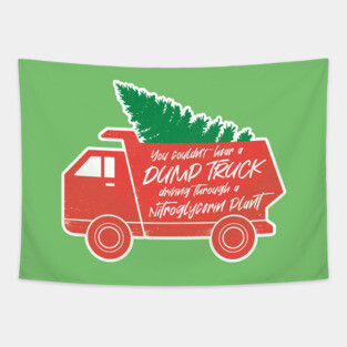 National Lampoon's Christmas Vacation Dump Truck Tapestry