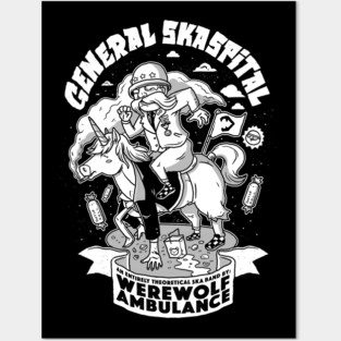 General Skaspital- An Entirely Real Shirt of an Entirely Theoretical Band! Posters and Art
