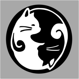 yin and yang Posters and Art