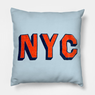 Vintage NYC 70s Pillow