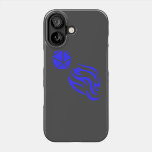 Reckless Attack Podcast Dice Logo Dark Blue Phone Case