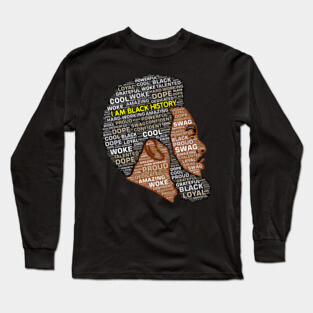 I Am Black History Black Man Long Sleeve T-Shirt