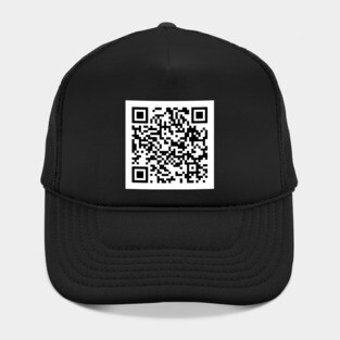 Rick Roll QR Code Hat