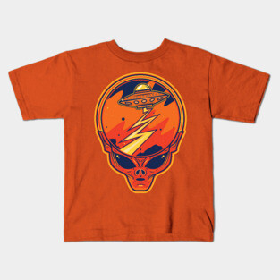 Steal Your Space (Fire from the Sky on The Mountain) Kids T-Shirt