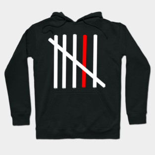 Days past strike line design Hoodie