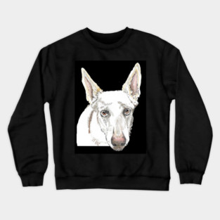 White shepherd SAFFY Crewneck Sweatshirt