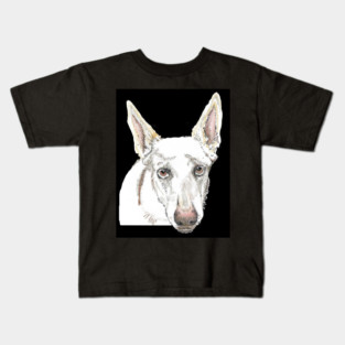 White shepherd SAFFY Kids T-Shirt