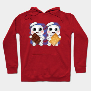 Chibi Stay Puft Marshmallow Man Smore Time! Hoodie