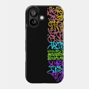 Color Graffiti Tag / Happy Phone Case
