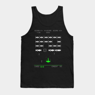 Space Invaders Mashup - Retro Shirt Tank Top