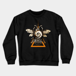 Steampunk Bee Crewneck Sweatshirt