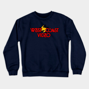 West Coast Video Rental Store Crewneck Sweatshirt