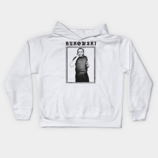 Charles Bukowski / Original Punkstyle Design Kids Hoodie