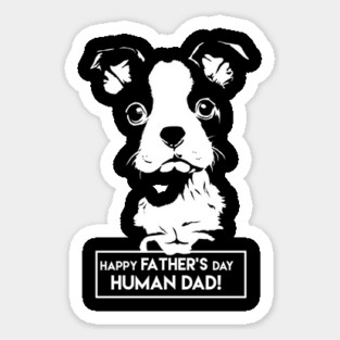 Human Dad Doggies Magnet