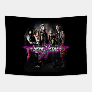Herr Metal Full Band + Logo Tapestry