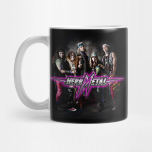 Herr Metal Full Band + Logo Mug