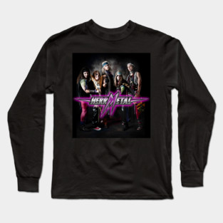 Herr Metal Full Band + Logo Long Sleeve T-Shirt