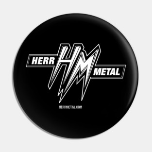 HM B&W Logo w/website Pin