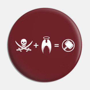 It's Like A Pirate Had A Baby With An Angel Pin
