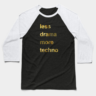 Techno music - electronic music festival Baseball T-Shirt
