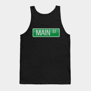Main Street Sign T-shirt Tank Top