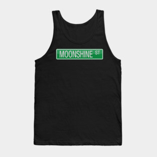 Moonshine Street Sign T-shirt Tank Top
