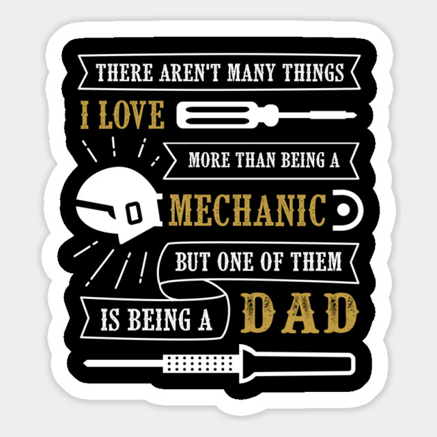 I am a Mechanic Dad T-Shirt Fathers Day Tee Shirt Gift Magnet by creative
