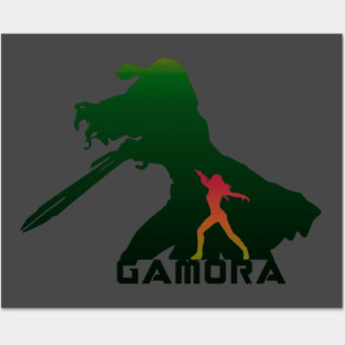 Gamora gradient Posters and Art