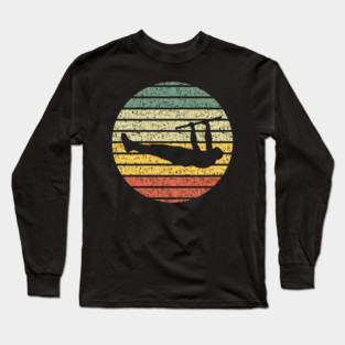 Vintage Calisthenics Silhouette Long Sleeve T-Shirt