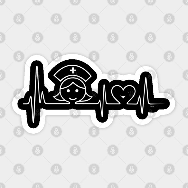 Nurse Lifeline T-Shirt Nursing Shirt Gift Sticker by creative