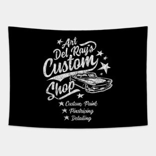 Custom Car Culture Tapestry