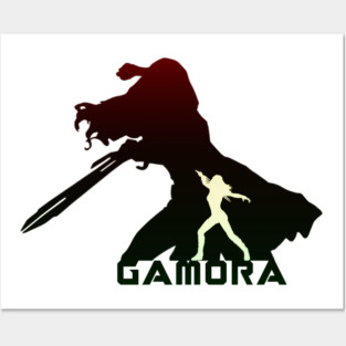 Gamora gradient (alt) Posters and Art