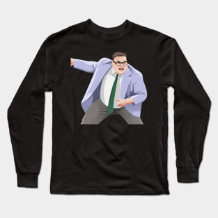 Chris Foley - Hilarious Vector Long Sleeve T-Shirt