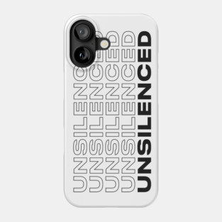 Unsilenced Multi Black Phone Case