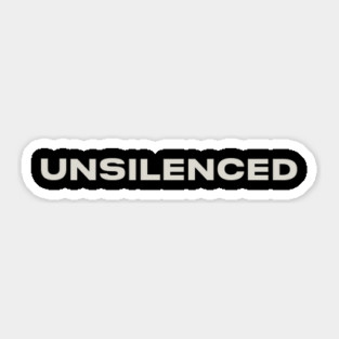 Unsilenced Off-White Sticker
