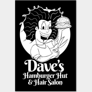 Dave's Hamburger Hut & Hair Salon (Abbey Pub) Posters and Art
