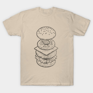 CHZBRGR (Black) T-Shirt
