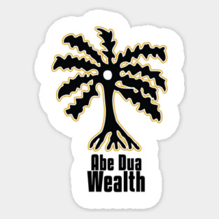 Abe Dua | Adinkra Symbol | African | African American | Black Lives Sticker