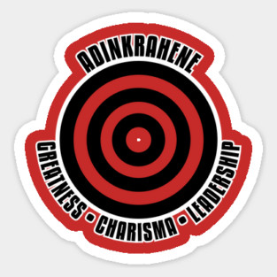 Adinkrahene | Adinkra Symbol | African | African American | Black Lives Sticker