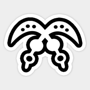 Akofena | Adinkra Symbol | African | African American | Black Lives Sticker