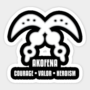 Akofena | Adinkra Symbol | African | African American | Black Lives Sticker