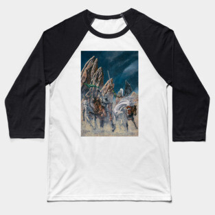 Aragorn and Eomer Ride to the Land of the East Baseball T-Shirt
