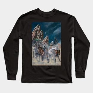Aragorn and Eomer Ride to the Land of the East Long Sleeve T-Shirt