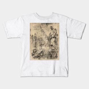 The Colossi of Numenor Kids T-Shirt