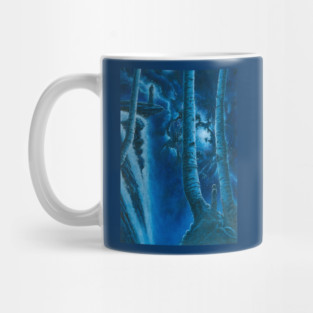 Aragorn Sees Arwen in the Birch Forests of Rivendell Mug