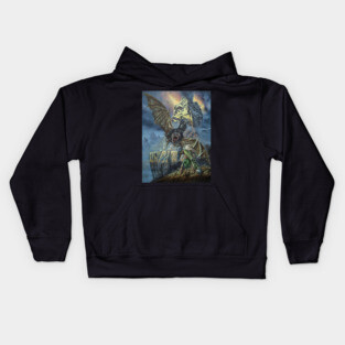 Eowyn Faces the Witchking Kids Hoodie