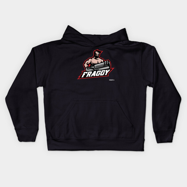 FRAGGYnz Logo with Text Kids Hoodie by FRAGGYnz