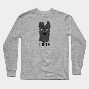 I Bite (Chief in Isle of Dogs) Long Sleeve T-Shirt