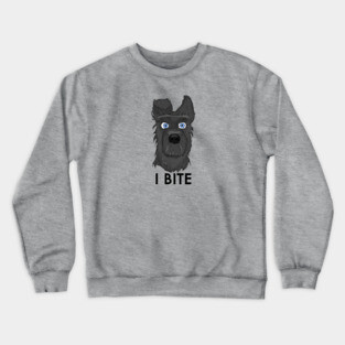 I Bite (Chief in Isle of Dogs) Crewneck Sweatshirt