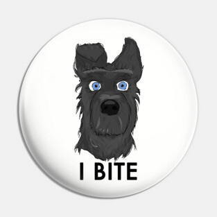 I Bite (Chief in Isle of Dogs) Pin